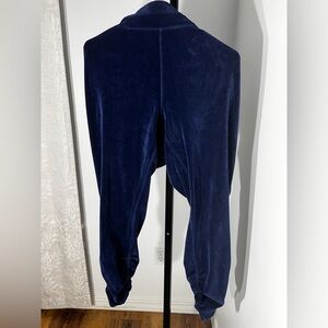 Susan lucci 2X velour navy pants